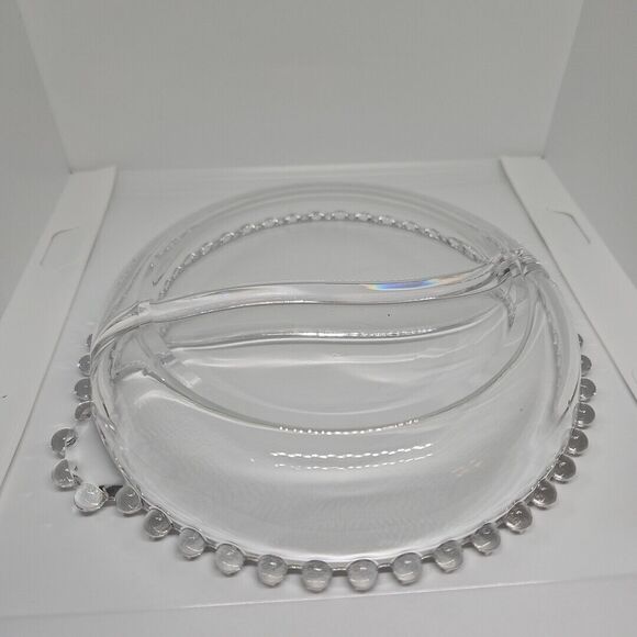 Imperial Glass Candlewick‎ pattern divided relish/candy dish with handles - Picture 3 of 4